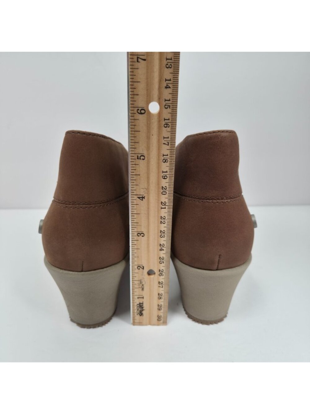 Mozo Descanso Women's Brown Leather Wedge Shoes US Size 7 NWOT SAMPLE - Picture 5 of 9